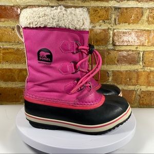 Kids Sorel Yoot Pac Nylon Waterproof Insulated